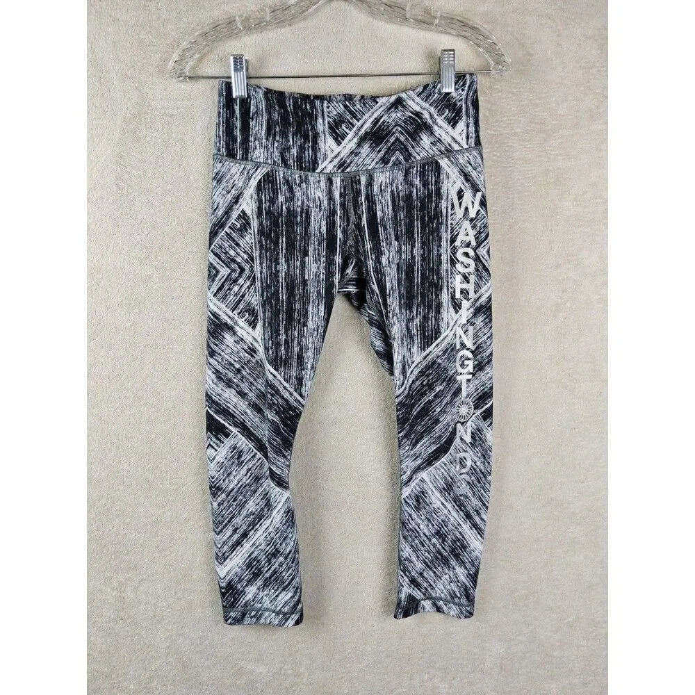 Lululemon Women’s Cropped Washington DC Soul Cycle Athletic Leggings Size 6